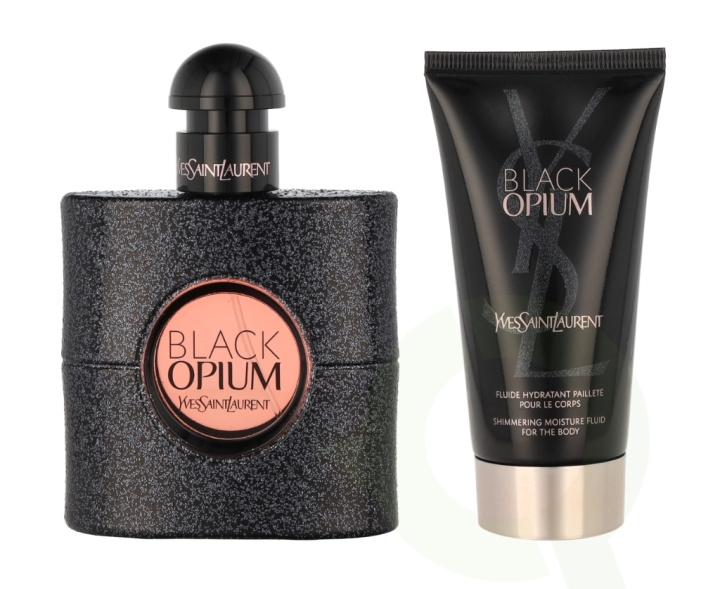 Yves Saint Laurent YSL Black Opium Giftset 100 ml EDP 50 ml/Body Lotion 50 ml/Travel Selection i gruppen SKÖNHET & HÄLSA / Presentkit / Presentkit För Henne hos TP E-commerce Nordic AB (C56823)