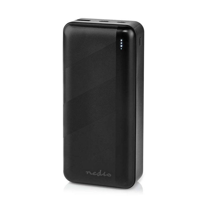 Nedis Powerbank | 30000 mAh | 1.5 / 2.0 / 3.0 A | Antal utgångar: 2 | Utgångsanslutning: 1x USB-A / 1x USB-C™ | Ingångsanslutning: 1x Micro USB / 1x USB-C™ | PD3.0 20W | Litium-polymer i gruppen SMARTPHONE & SURFPLATTOR / Laddare & Kablar / Powerbanks hos TP E-commerce Nordic AB (C57001)