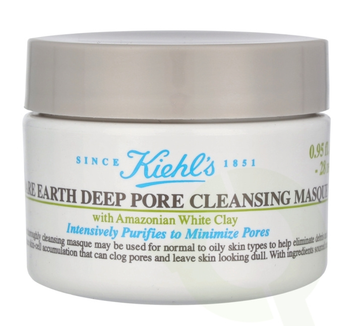 Kiehl\'s Rare Earth Deep Pore Cleansing Masque 28 ml i gruppen SKÖNHET & HÄLSA / Hudvård / Ansiktsvård / Dagkräm hos TP E-commerce Nordic AB (C57048)