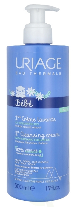 Uriage Bebe 1st Cleansing Cream 500 ml i gruppen SKÖNHET & HÄLSA / Hudvård / Ansiktsvård / Ansiktskräm hos TP E-commerce Nordic AB (C57069)