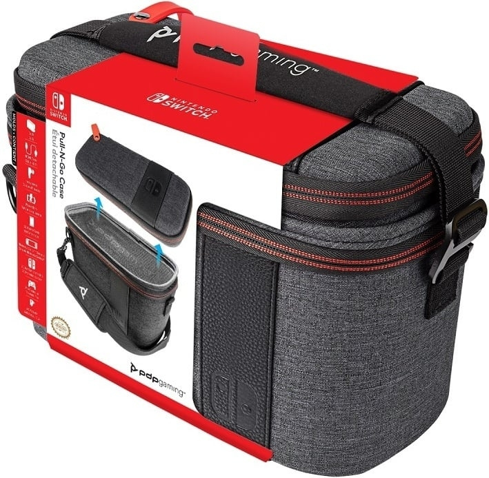 PDP Gaming Pull-N-Go Case - transportlåda, Switch i gruppen HEMELEKTRONIK / Spelkonsoler & Tillbehör / Nintendo Switch / Tillbehör hos TP E-commerce Nordic AB (C57094)