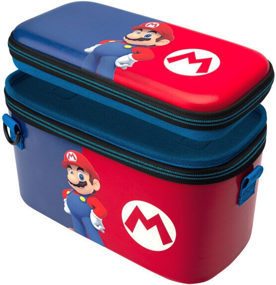 PDP Gaming Pull-N-Go Case - transportväska, Switch, Mario i gruppen HEMELEKTRONIK / Spelkonsoler & Tillbehör / Nintendo Switch / Tillbehör hos TP E-commerce Nordic AB (C57095)