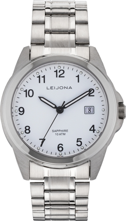 Leijona 5012-1857 - armbandsur, 37,5 mm, silver i gruppen SPORT, FRITID & HOBBY / Accessoarer / Klockor hos TP E-commerce Nordic AB (C57160)