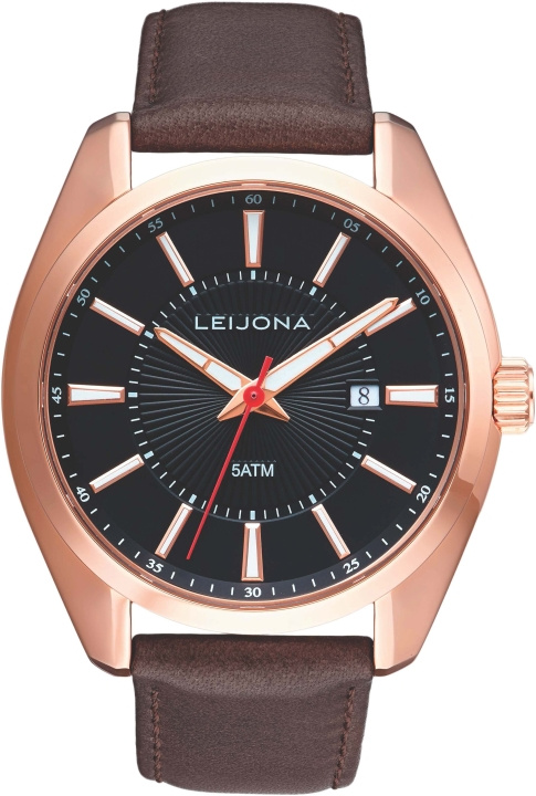 Leijona 5020-2421 armbandsur, 41,5 mm, roséguld i gruppen SPORT, FRITID & HOBBY / Accessoarer / Klockor hos TP E-commerce Nordic AB (C57162)
