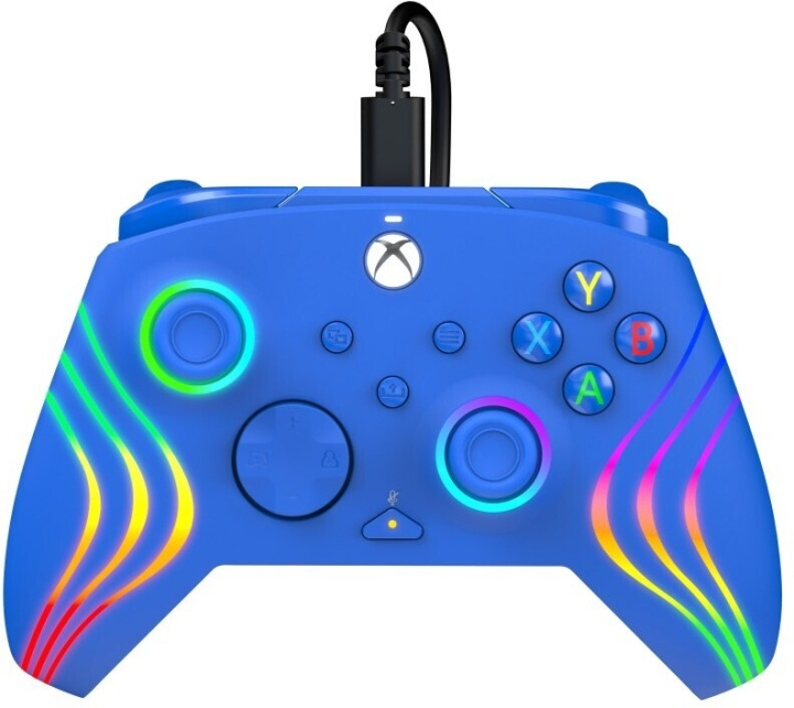 PDP Gaming Afterglow Wave - spelkontroll, blå, PC / Xbox i gruppen HEMELEKTRONIK / Spelkonsoler & Tillbehör / Xbox Series X/S / Tillbehör hos TP E-commerce Nordic AB (C57289)
