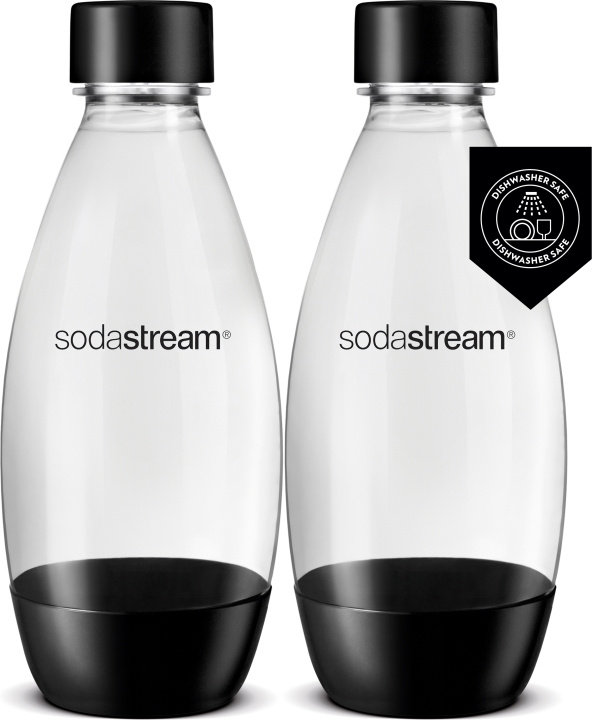 Sodastream DWS Fuse dricksflaska, svart, 2 st i gruppen HEM, HUSHÅLL & TRÄDGÅRD / Hushållsmaskiner / Vatten & Juice / Kolsyremaskiner / Tillbehör hos TP E-commerce Nordic AB (C57319)
