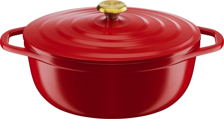 Tefal Air-gjutjärnsgryta, 5,7 L, röd i gruppen HEM, HUSHÅLL & TRÄDGÅRD / Köksredskap / Grytor & Kastruller hos TP E-commerce Nordic AB (C57454)