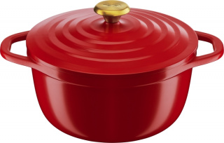 Tefal Air -gjutjärnsgryta, 4,7 L, röd