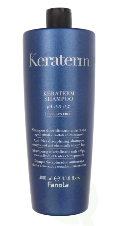 Fanola Keraterm Hair Ritual Anti-Frizz Shampoo 1000 ml SLA / SLES Free i gruppen SKÖNHET & HÄLSA / Hår & Styling / Hårvårdsprodukter / Schampo hos TP E-commerce Nordic AB (C57536)