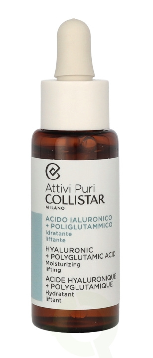 Collistar Attivi Puri Hyaluronic + Polyglutamic Face Serum 30 ml i gruppen SKÖNHET & HÄLSA / Hudvård / Ansiktsvård / Serum Hud hos TP E-commerce Nordic AB (C57552)