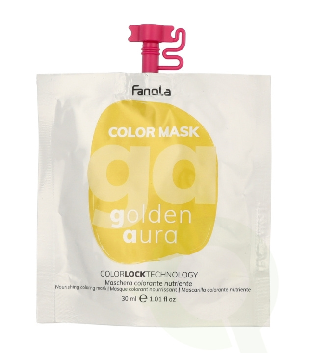 Fanola Color Mask 30 ml Golden Aura i gruppen SKÖNHET & HÄLSA / Hudvård / Ansiktsvård / Masker hos TP E-commerce Nordic AB (C57556)