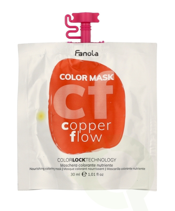 Fanola Color Mask 30 ml Copper Flow i gruppen SKÖNHET & HÄLSA / Hudvård / Ansiktsvård / Masker hos TP E-commerce Nordic AB (C57557)