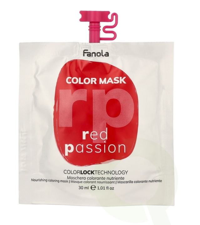 Fanola Color Mask 30 ml Red Passion i gruppen SKÖNHET & HÄLSA / Hudvård / Ansiktsvård / Masker hos TP E-commerce Nordic AB (C57558)