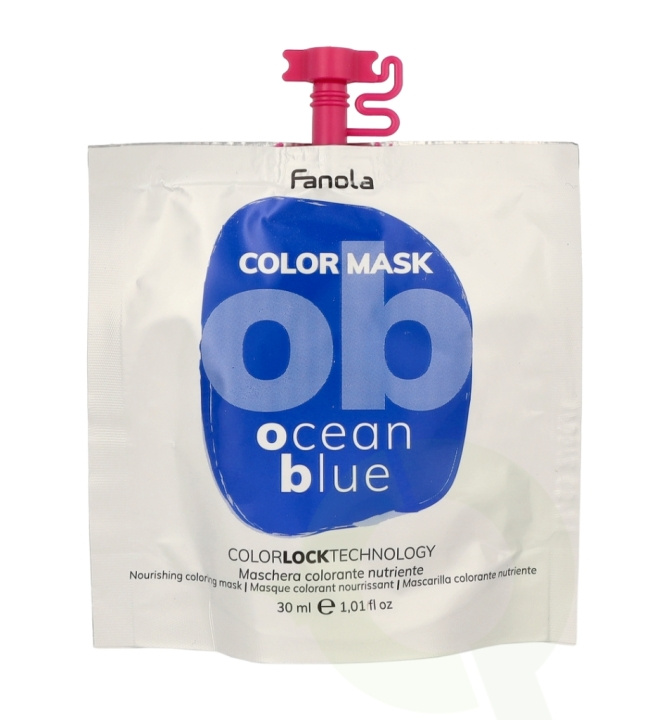 Fanola Color Mask 30 ml Ocean Blue i gruppen SKÖNHET & HÄLSA / Hudvård / Ansiktsvård / Masker hos TP E-commerce Nordic AB (C57561)