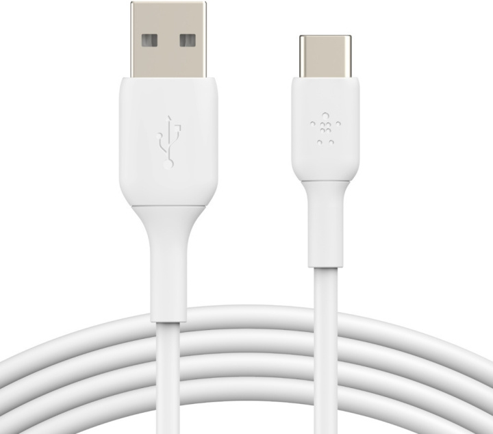 Belkin BOOST CHARGE™ USB-A - USB-C-kabel, 0,15 m, vit i gruppen DATORER & KRINGUTRUSTNING / Datorkablar / USB-kablar / USB-C hos TP E-commerce Nordic AB (C57671)