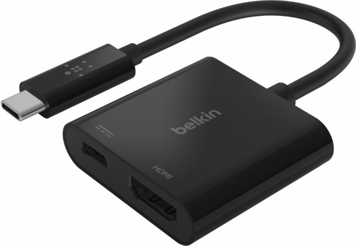 Belkin USB-C® - HDMI® + laddningsadapter i gruppen HEMELEKTRONIK / Kablar & Adaptrar / HDMI / Adaptrar hos TP E-commerce Nordic AB (C57683)