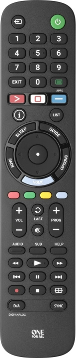 One For All URC 4912 universell fjärrkontroll för Sony TV-apparater i gruppen HEMELEKTRONIK / Ljud & Bild / TV & Tillbehör / Fjärrkontroller hos TP E-commerce Nordic AB (C57707)