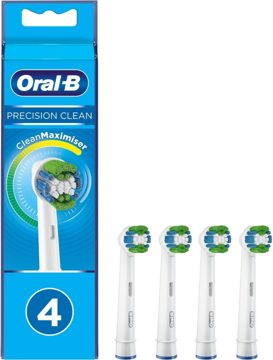 Oral B Precision Clean - utbytesborste, 4 stycken i gruppen SKÖNHET & HÄLSA / Munvård / Borsthuvuden & Tillbehör hos TP E-commerce Nordic AB (C57717)