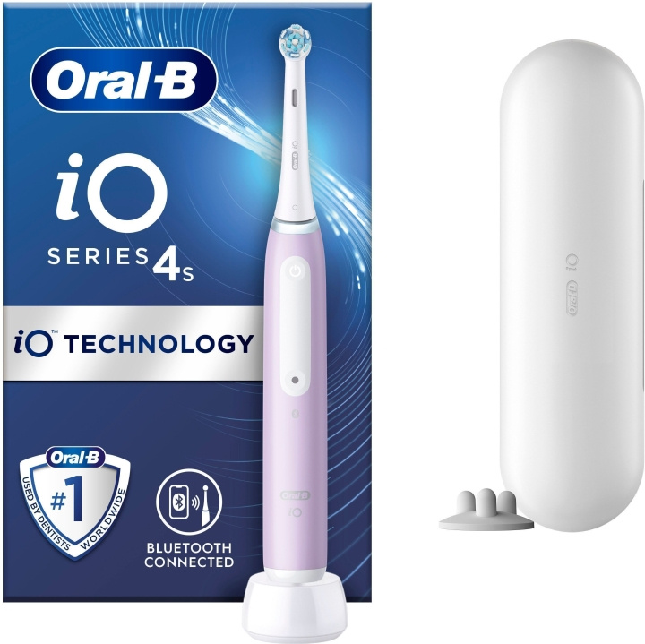 Oral B iO Series 4s - eltandborste, lavendel i gruppen SKÖNHET & HÄLSA / Munvård / Eltandborstar hos TP E-commerce Nordic AB (C57760)