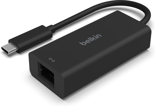 Belkin USB-C - 2.5 Gigabit Ethernet adapter - USB-nätverkskort i gruppen DATORER & KRINGUTRUSTNING / Nätverk / Nätverkskort / USB hos TP E-commerce Nordic AB (C57786)