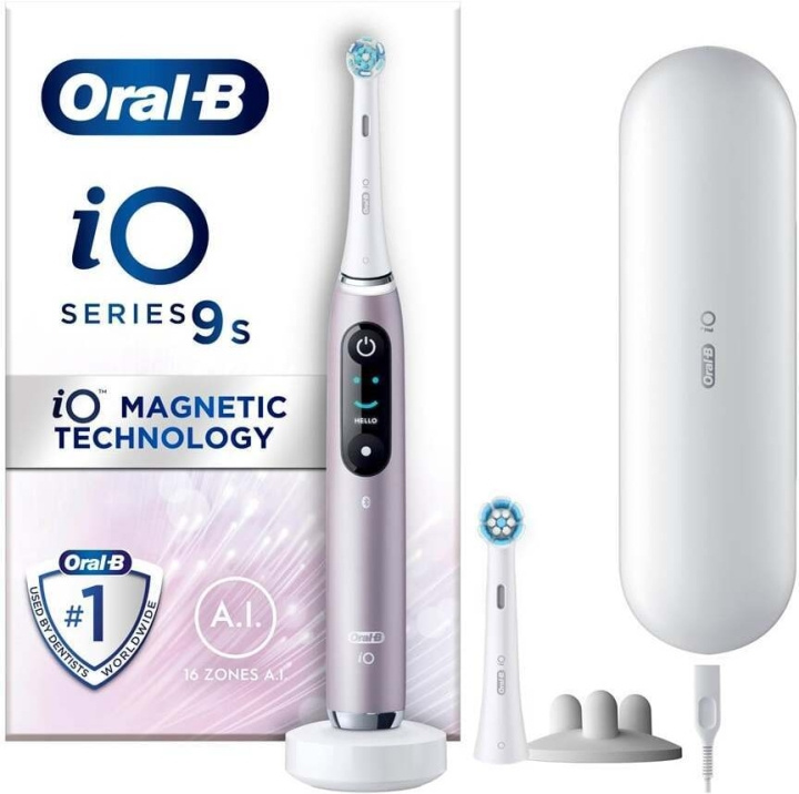 Oral B iO Series 9 - elektrisk tandborste, ros i gruppen SKÖNHET & HÄLSA / Munvård / Eltandborstar hos TP E-commerce Nordic AB (C57804)