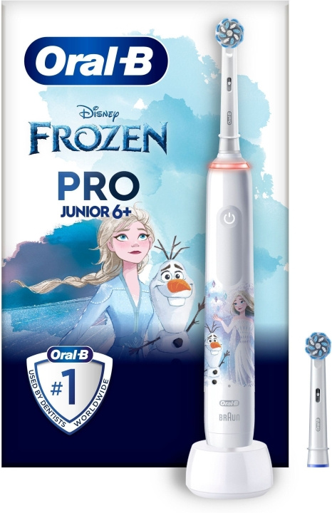 Oral B Pro Junior Frozen - elektrisk tandborste i gruppen SKÖNHET & HÄLSA / Munvård / Eltandborstar hos TP E-commerce Nordic AB (C57813)
