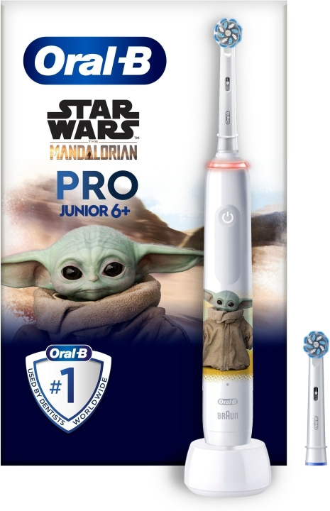 Oral B Pro Junior Star Wars - elektrisk tandborste i gruppen SKÖNHET & HÄLSA / Munvård / Eltandborstar hos TP E-commerce Nordic AB (C57814)