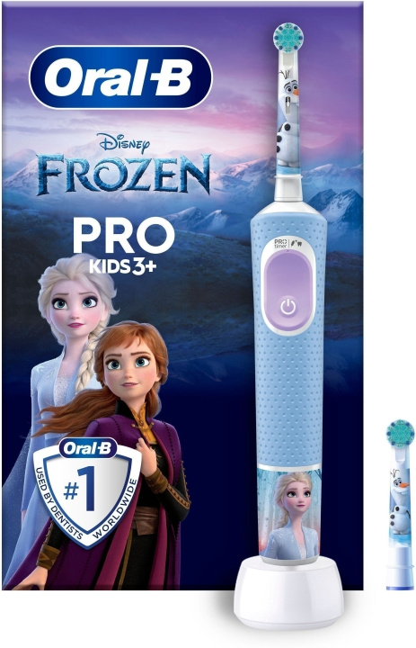 Oral B Vitality Pro Kids Frozen - elektrisk tandborste i gruppen SKÖNHET & HÄLSA / Munvård / Eltandborstar hos TP E-commerce Nordic AB (C57815)
