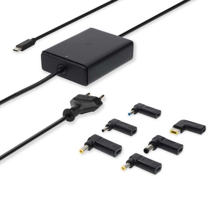 Nedis Notebook Adapter | GaN | 65 W | 5 / 9 / 12 / 15 / 20 V DC | 2.4 / 3.0 / 3.25 A | Används för: Dator / Smartphone / Surfplatta | Euro / Typ-C (CEE 7/16) i gruppen DATORER & KRINGUTRUSTNING / Bärbara datorer & tillbehör / Datorladdare / Laddare till laptop / Universal hos TP E-commerce Nordic AB (C57891)