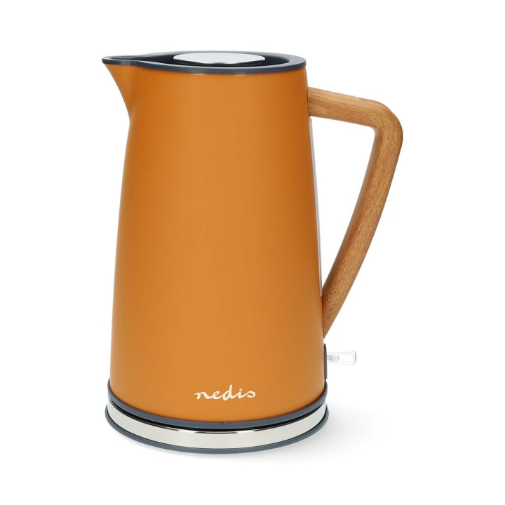 Nedis Vatten kokare | 1.7 l | Soft-Touch | Orange | Roterbar 360 grader | Dolt värmeelement | Strix® kontroll | Koka-tort funktion i gruppen HEM, HUSHÅLL & TRÄDGÅRD / Hushållsmaskiner / Vatten & Juice / Vattenkokare hos TP E-commerce Nordic AB (C57894)