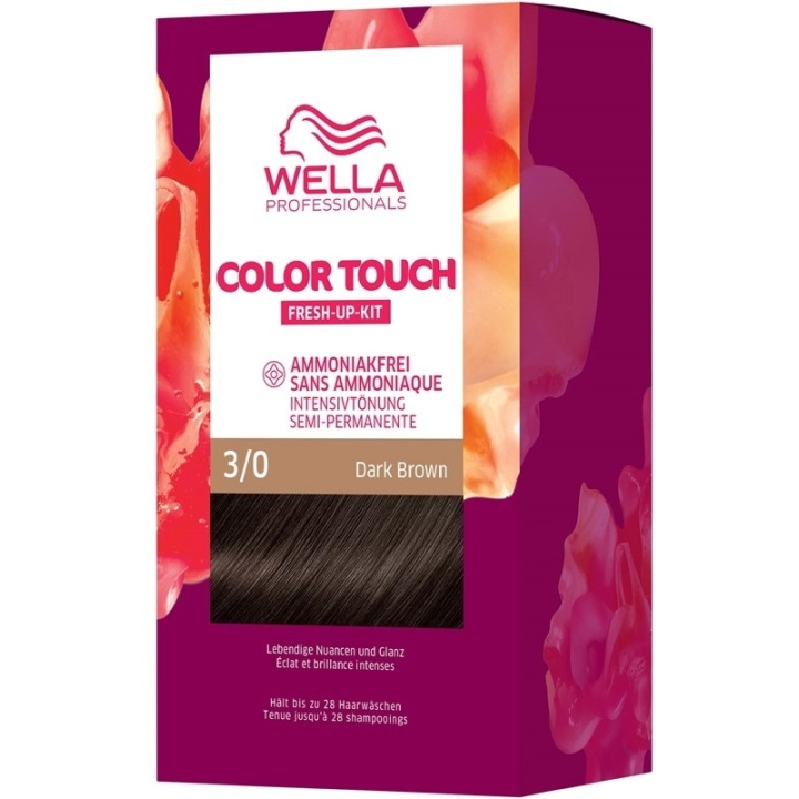 Wella Color Touch Pure Naturals 3/0 Dark Brown i gruppen SKÖNHET & HÄLSA / Hår & Styling / Hårvårdsprodukter / Hårfärg / Hårfärg & Färgbomb hos TP E-commerce Nordic AB (C57923)