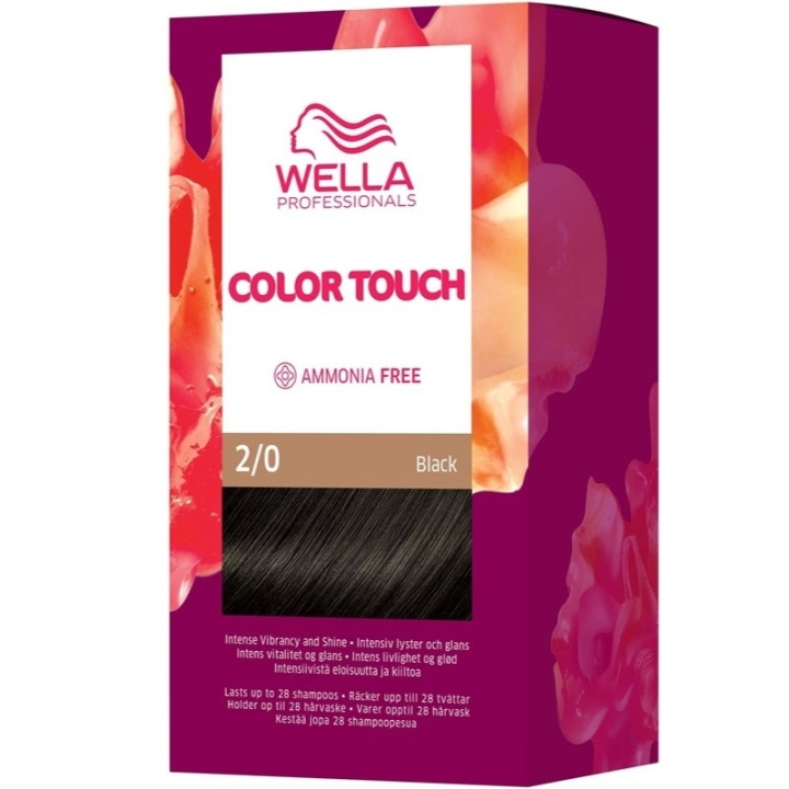 Wella Color Touch Pure Naturals 2/0 Black i gruppen SKÖNHET & HÄLSA / Hår & Styling / Hårvårdsprodukter / Hårfärg / Hårfärg & Färgbomb hos TP E-commerce Nordic AB (C57930)