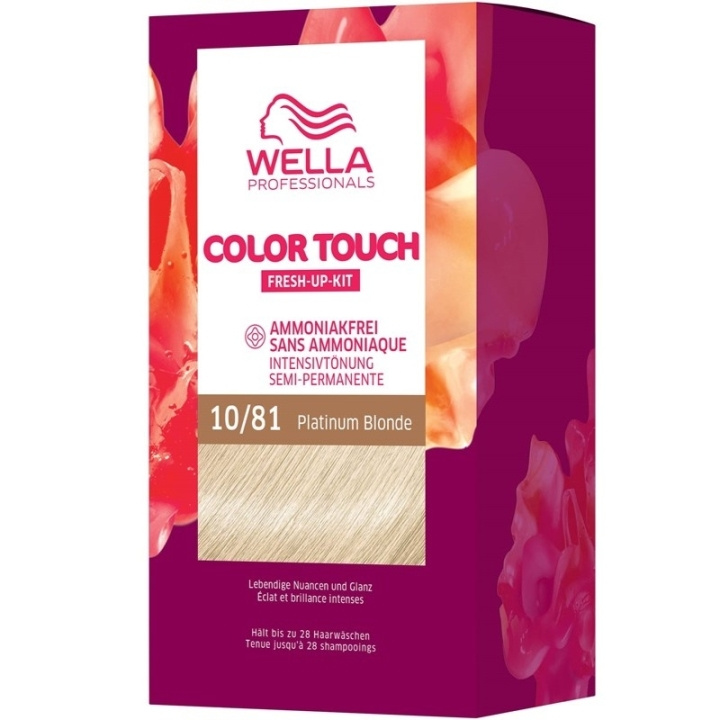 Wella Color Touch Rich Naturals 10/81 Platinum Blonde i gruppen SKÖNHET & HÄLSA / Hår & Styling / Hårvårdsprodukter / Hårfärg / Hårfärg & Färgbomb hos TP E-commerce Nordic AB (C57935)