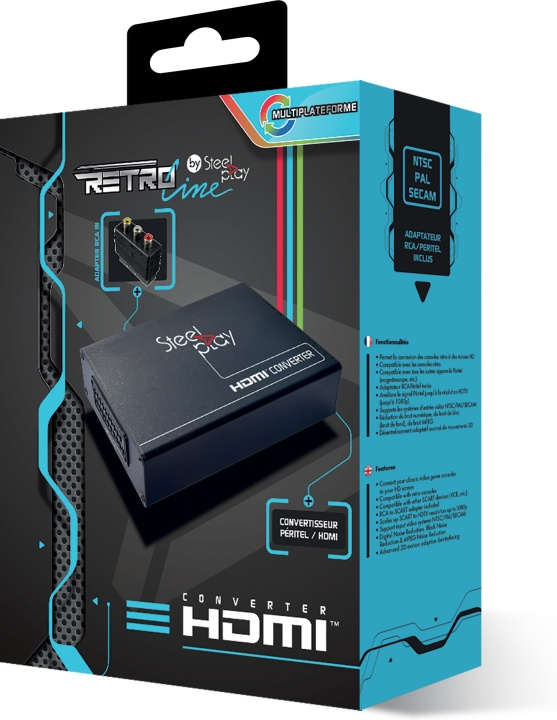 Steelplay Retro Line SCART till HDMI Converter signalomvandlare i gruppen DATORER & KRINGUTRUSTNING / Datorkablar / Signalomvandlare hos TP E-commerce Nordic AB (C57948)