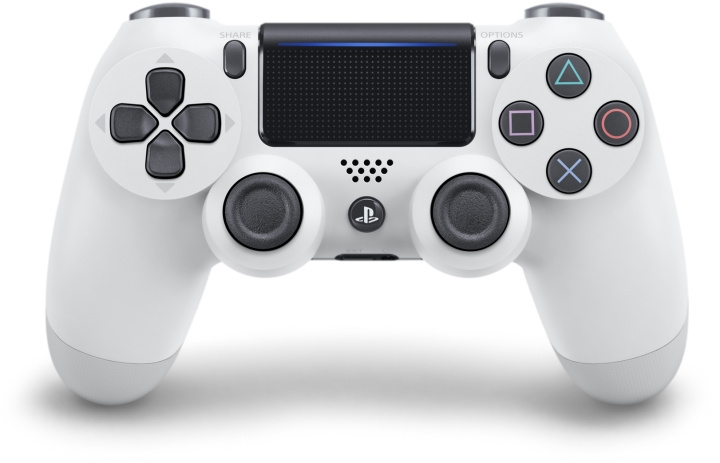 Sony DualShock 4 v2 Gamepad, Glacier White, PS4 i gruppen HEMELEKTRONIK / Spelkonsoler & Tillbehör / Sony PlayStation 4 hos TP E-commerce Nordic AB (C57949)