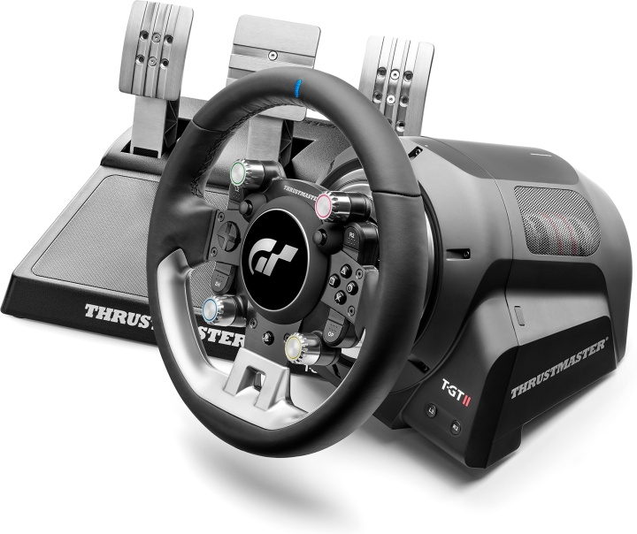 Thrustmaster T-GT II rattkontroll + pedaler, PS5 / PS4 / PC i gruppen HEMELEKTRONIK / Spelkonsoler & Tillbehör / Sony PlayStation 5 hos TP E-commerce Nordic AB (C57966)