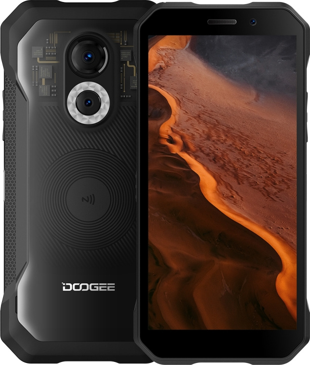 Doogee S61 Pro-telefon, 128/6 GB, svart i gruppen SMARTPHONE & SURFPLATTOR / Mobiltelefoner & smartphones hos TP E-commerce Nordic AB (C58018)