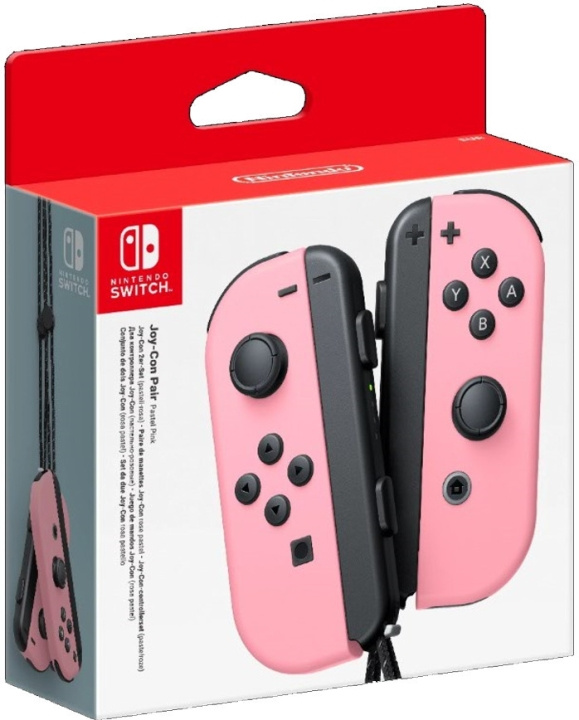 Nintendo Joy-Con Pair, pastellrosa, Switch i gruppen HEMELEKTRONIK / Spelkonsoler & Tillbehör / Nintendo Switch / Tillbehör hos TP E-commerce Nordic AB (C58076)