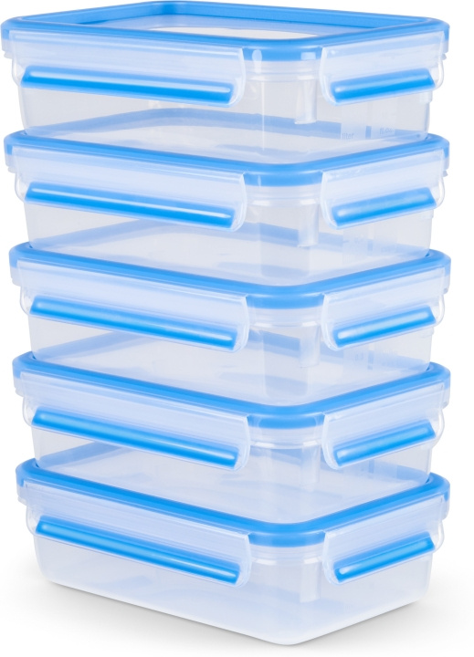 Tefal MasterSeal MealPrep förvaringsbehållare, 5 x 0,8 L i gruppen HEM, HUSHÅLL & TRÄDGÅRD / Köksredskap / Lunchlådor & Matbehållare hos TP E-commerce Nordic AB (C58174)