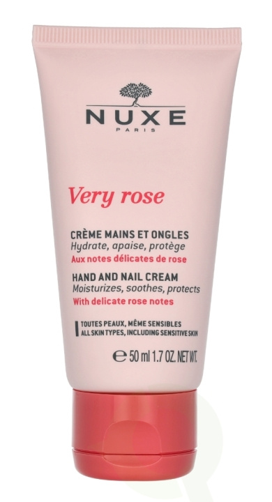 Nuxe Hand And Nail Cream 50 ml Very Rose i gruppen SKÖNHET & HÄLSA / Manikyr/Pedikyr / Handkräm hos TP E-commerce Nordic AB (C58234)