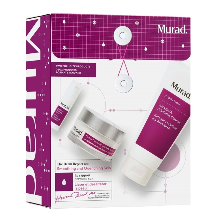 Murad Giftset Murad The Derm Report Smoothing + Quenching Skin i gruppen SKÖNHET & HÄLSA / Presentkit / Presentkit För Henne hos TP E-commerce Nordic AB (C58307)