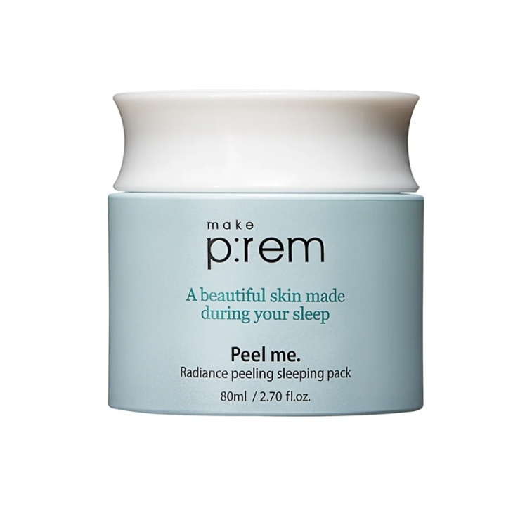 Make P:rem Peel Me. Radiance Peeling Sleeping Pack 80ml i gruppen SKÖNHET & HÄLSA / Hudvård / Ansiktsvård / Skrubb / Peeling hos TP E-commerce Nordic AB (C58341)