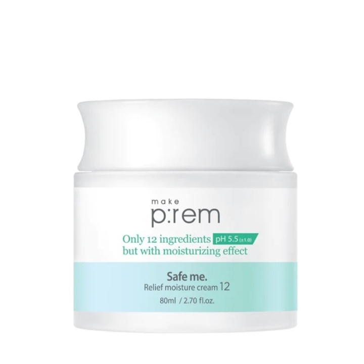 Make P:rem Safe Me. Relief Moisture Cream 12 80ml i gruppen SKÖNHET & HÄLSA / Hudvård / Ansiktsvård / Ansiktskräm hos TP E-commerce Nordic AB (C58343)