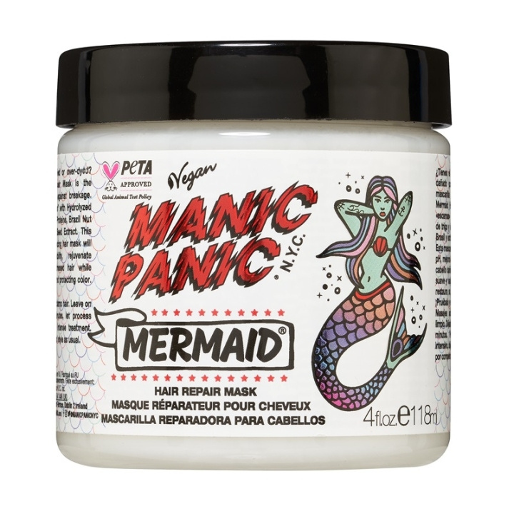 Manic Panic Mermaid Hair Repair Mask 118ml i gruppen SKÖNHET & HÄLSA / Hår & Styling / Hårvårdsprodukter / Hårinpackning hos TP E-commerce Nordic AB (C58349)
