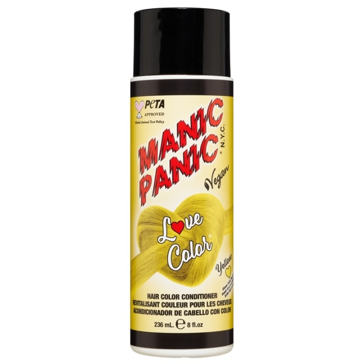 Manic Panic Love Color® Hair Color Depositing Conditioner Yellow Heart 236ml i gruppen SKÖNHET & HÄLSA / Hår & Styling / Hårvårdsprodukter / Balsam hos TP E-commerce Nordic AB (C58353)