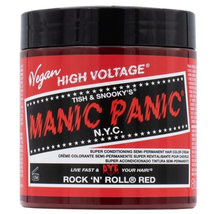 Manic Panic Rock N Roll Red Classic Creme 237ml i gruppen SKÖNHET & HÄLSA / Hår & Styling / Hårvårdsprodukter / Hårfärg / Hårfärg & Färgbomb hos TP E-commerce Nordic AB (C58358)
