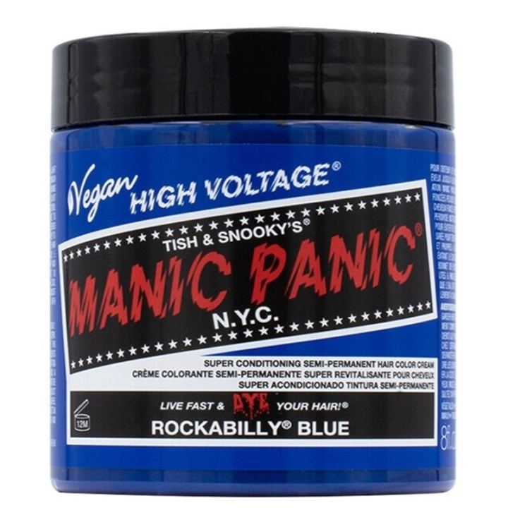 Manic Panic Rockabilly Blue Classic Creme 237ml i gruppen SKÖNHET & HÄLSA / Hår & Styling / Hårvårdsprodukter / Hårfärg / Hårfärg & Färgbomb hos TP E-commerce Nordic AB (C58361)