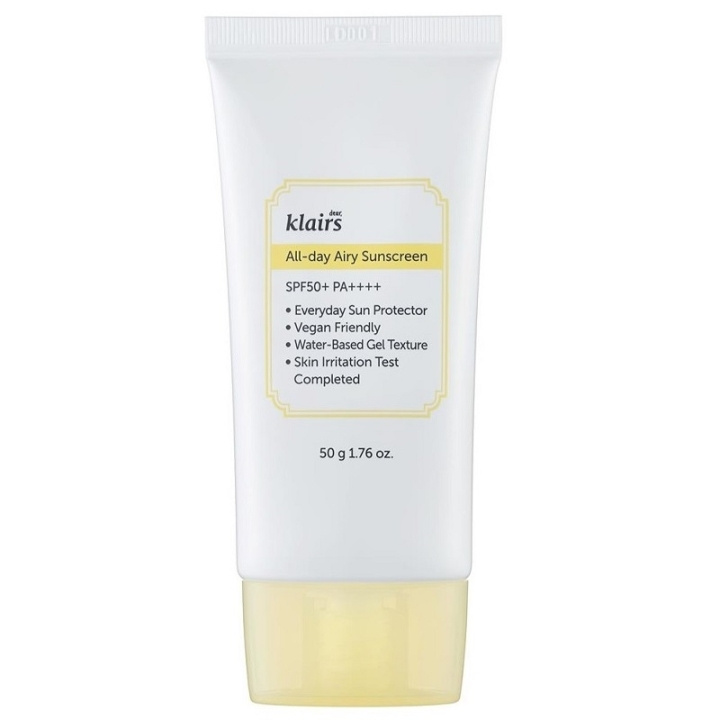 Klairs All-day Airy Sunscreen SPF50 50ml i gruppen SKÖNHET & HÄLSA / Hudvård / Solskydd & Tanning / Solskydd hos TP E-commerce Nordic AB (C58391)