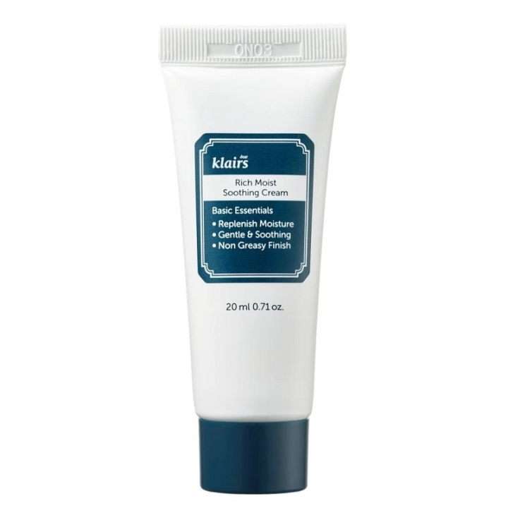 Klairs Rich Moist Soothing Cream 20ml i gruppen SKÖNHET & HÄLSA / Hudvård / Ansiktsvård / Dagkräm hos TP E-commerce Nordic AB (C58408)