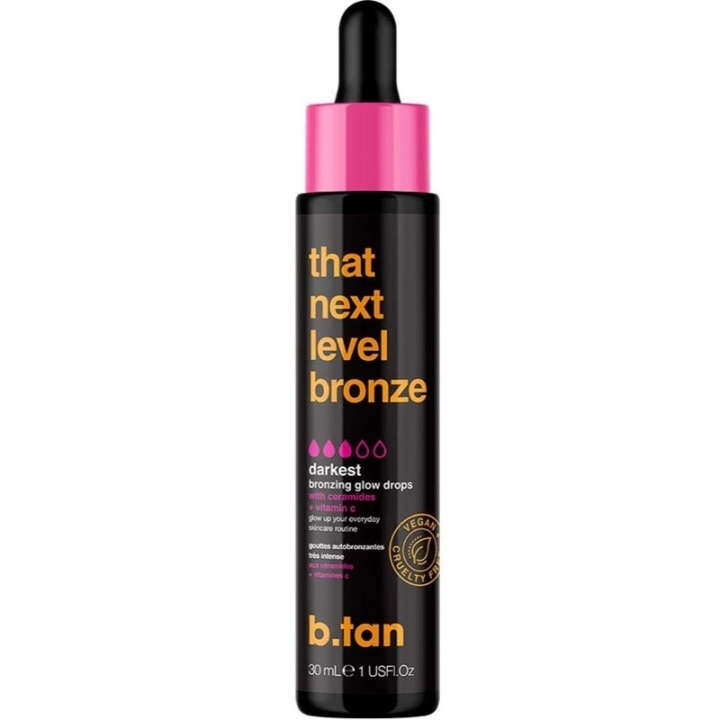 b.tan That Next Level Bronze Bronzing Glow Drops 30ml i gruppen SKÖNHET & HÄLSA / Hudvård / Solskydd & Tanning / Brun utan sol hos TP E-commerce Nordic AB (C58416)